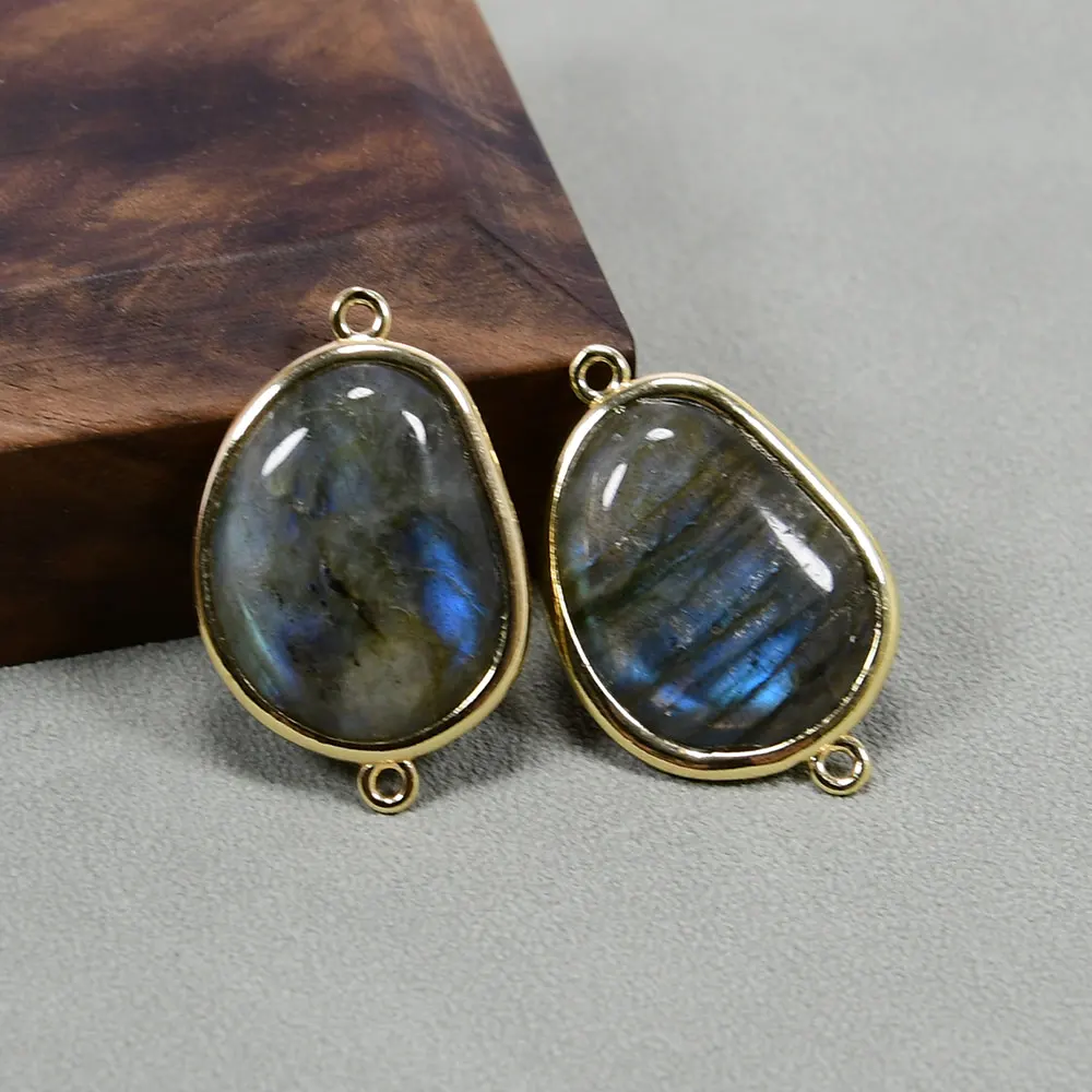 APDGG 5 Pcs Natural Labradorite Smooth Double Bail Bezel Sets Connector Pearl Necklace Pendant Jewelry DIY
APDGG 5 Pcs Natural Labradorite Smooth Double Bail Bezel Sets Connector Pearl Necklace Pendant Jewelry DIY