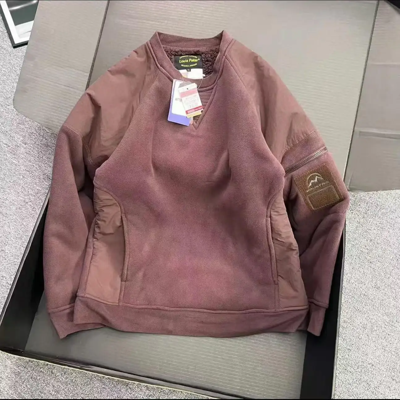 American Sle Fce Jaet Men's Autumn Winter Thiened Windproof Warm Outdoor ell Jaet Inner Youth Casual Long Sve
American Sle Fce Jaet Men's Autumn Winter Thiened Windproof Warm Outdoor ell Jaet Inner Youth Casual Long Sve