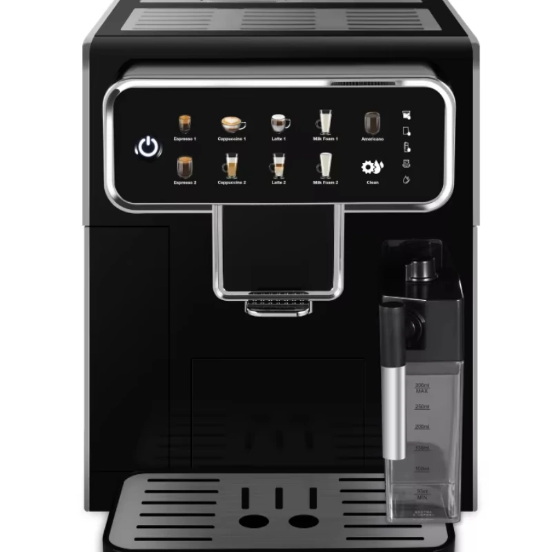 Automatic espresso machine, 120V smart coffee machine with grinder and frother, touch screen, 1.5L water tank, silver
Automatic espresso machine, 120V smart coffee machine with grinder and frother, touch screen, 1.5L water tank, silver