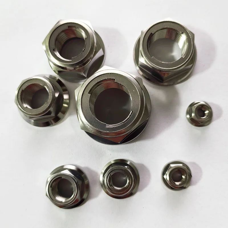 Титановые шестигранные самоблокирующиеся шестигранные фланцевые гайки Контргайка M5 M6 M8 M10 M12 M14 M16 M18
Титановые шестигранные самоблокирующиеся шестигранные фланцевые гайки Контргайка M5 M6 M8 M10 M12 M14 M16 M18