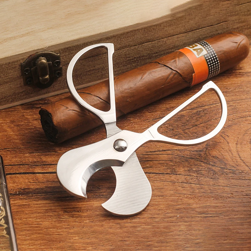 Cigar Supplies Classic Stainless Steel Cigar Scissors Round Cutter Head Guillotine Knife Smoking Accessories For Cohiba Cigars
Cigar Supplies Classic Stainless Steel Cigar Scissors Round Cutter Head Guillotine Knife Smoking Accessories For Cohiba Cigars