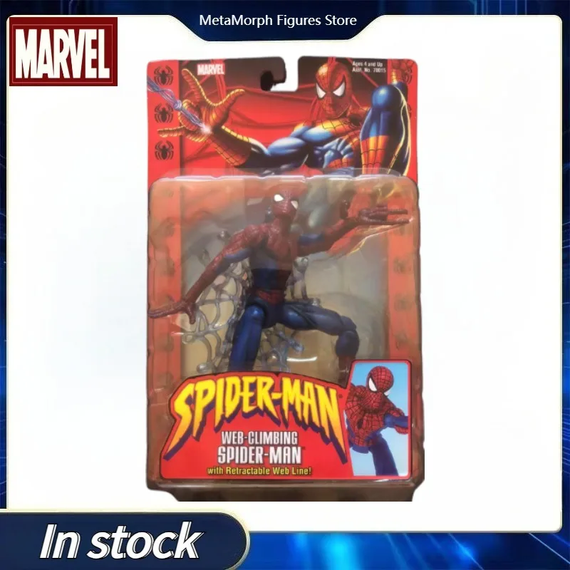 Original Toybiz MARVEL SPIDER-MAN WEB-CLIMBING SPIDER-MAN WITH RETRACTABLE WEB LINE Anime Figure Toy Collection Model
Original Toybiz MARVEL SPIDER-MAN WEB-CLIMBING SPIDER-MAN WITH RETRACTABLE WEB LINE Anime Figure Toy Collection Model