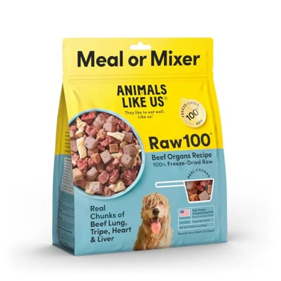 Raw 100% Freeze Dried Dog Food Meal or Mixer High Protein Complete and Balanced No Corn or Wheat
Raw 100% Freeze Dried Dog Food Meal or Mixer High Protein Complete and Balanced No Corn or Wheat