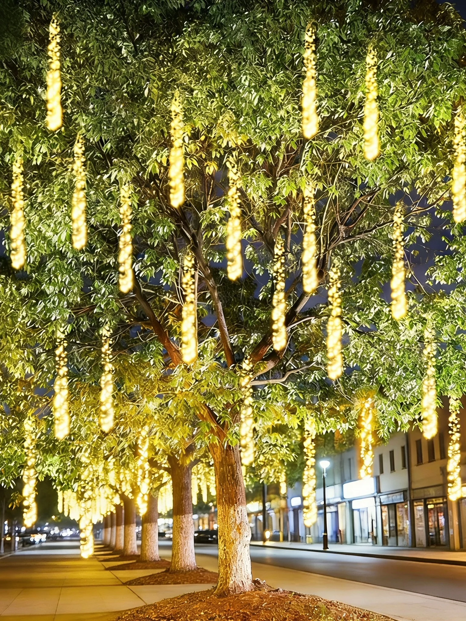 New Year Outdoor Decorative LED Meteor Shower Firework String Lights Waterproof Tree Hanging Lights Illumination
New Year Outdoor Decorative LED Meteor Shower Firework String Lights Waterproof Tree Hanging Lights Illumination