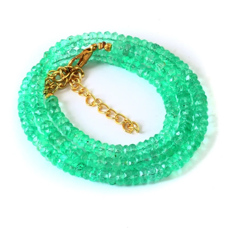 Natural Colombian Beads , Emerald Gemstone Necklace 16inch 3.5-5
Natural Colombian Beads , Emerald Gemstone Necklace 16inch 3.5-5