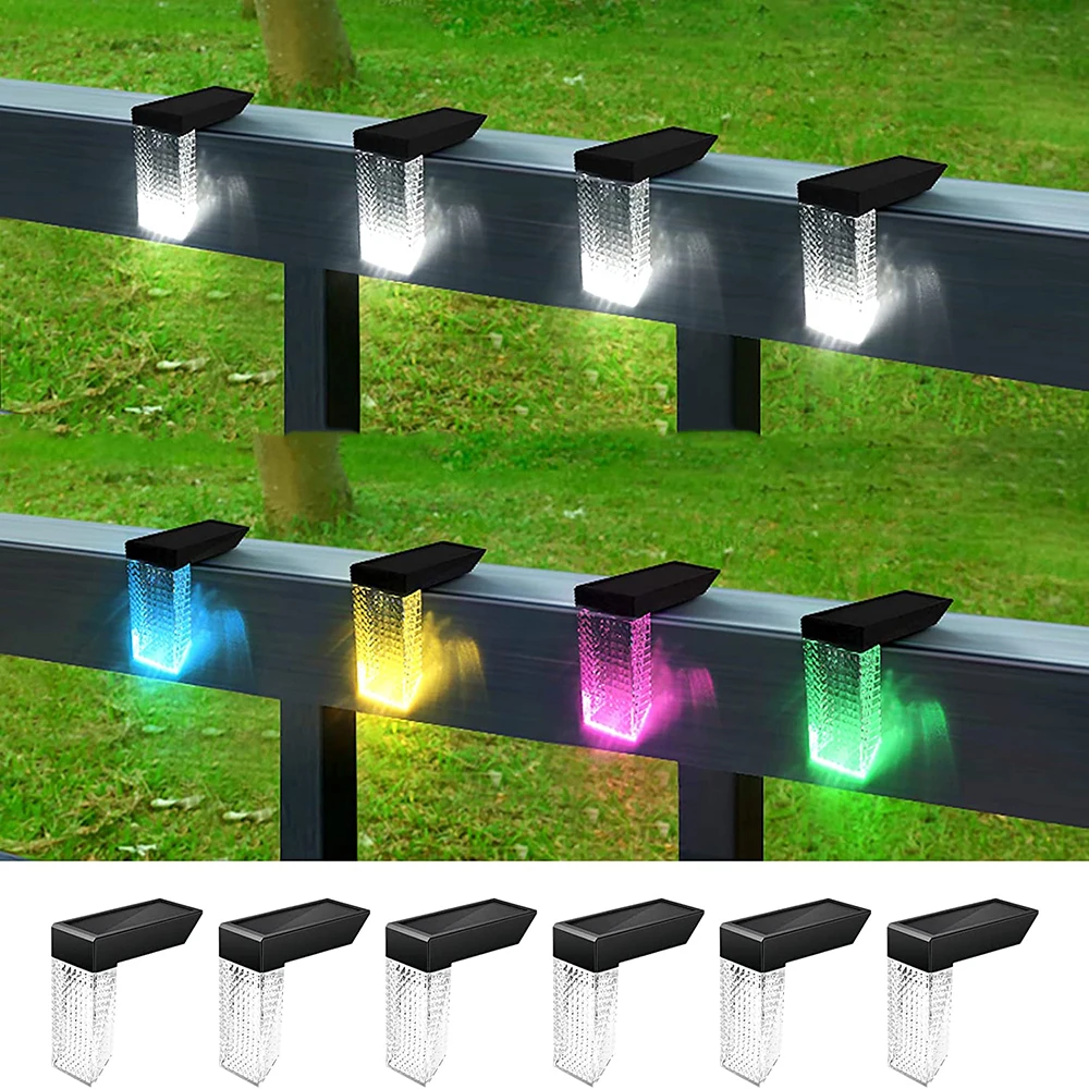 LED Solar RGB Step Light Waterproof Outdoor Garden Lights Solar Stair Pathway Night Light for Yard Balcony Landscape Decoration
LED Solar RGB Step Light Waterproof Outdoor Garden Lights Solar Stair Pathway Night Light for Yard Balcony Landscape Decoration