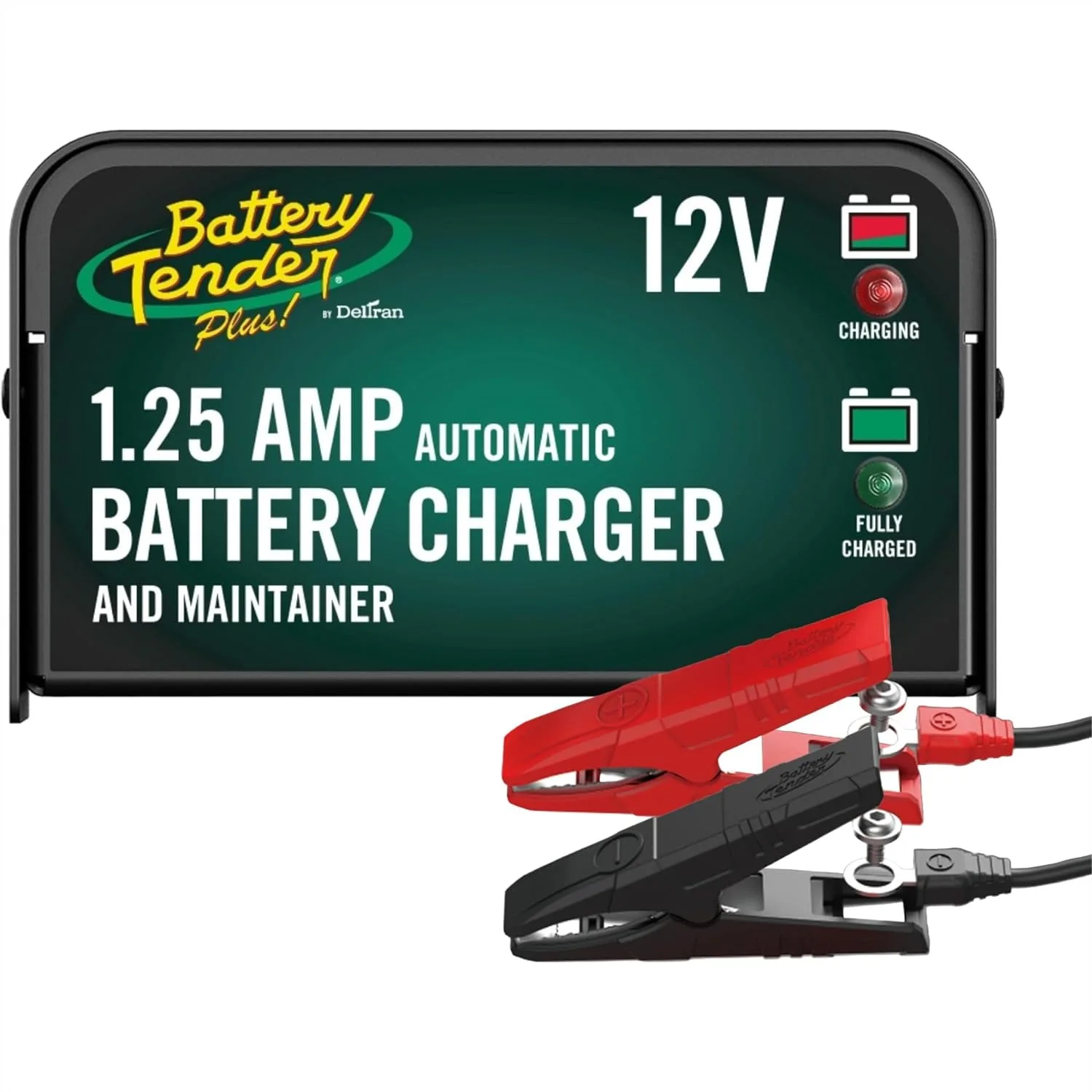 12V 1.25A Car Battery Charger and Maintainer with Smart Float Charging for Automotive, Motorcycle, ATV, Lawn Mower
12V 1.25A Car Battery Charger and Maintainer with Smart Float Charging for Automotive, Motorcycle, ATV, Lawn Mower