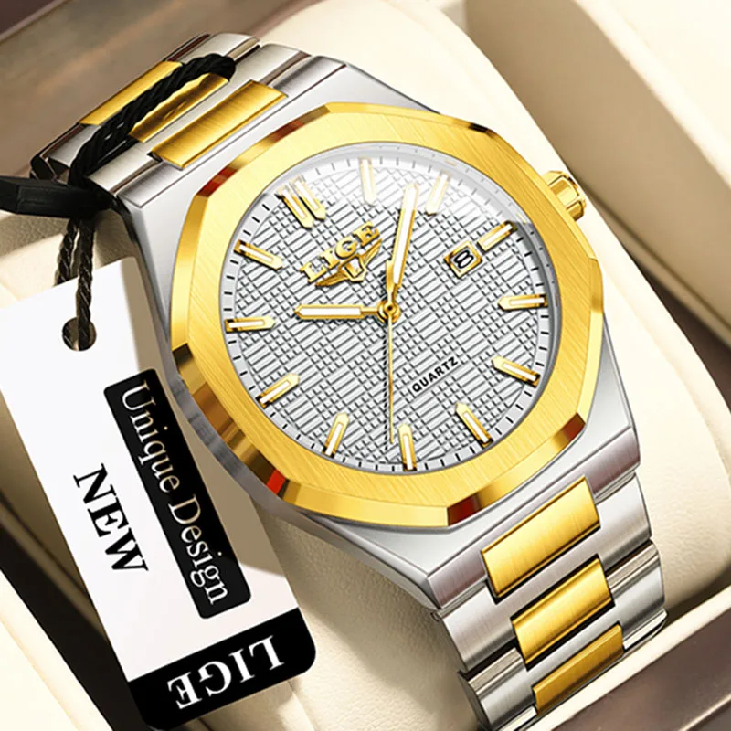 LIGE New Luxury Men Watch Fashion Business Watch Men Waterproof Stainless Steel Sports Chronograph Date Clock Wristwatch Gift
LIGE New Luxury Men Watch Fashion Business Watch Men Waterproof Stainless Steel Sports Chronograph Date Clock Wristwatch Gift