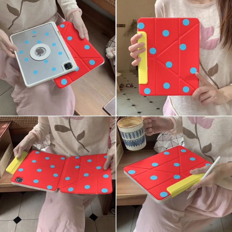 Korean Red Blue Polka Dots Magnetic Case For iPad Pro 11 12.9in 13 M4 M5 Case 9.7 10.2 5/6th 7/8/9 11th Mini Air 3 4 5 6 7 Cover
Korean Red Blue Polka Dots Magnetic Case For iPad Pro 11 12.9in 13 M4 M5 Case 9.7 10.2 5/6th 7/8/9 11th Mini Air 3 4 5 6 7 Cover
