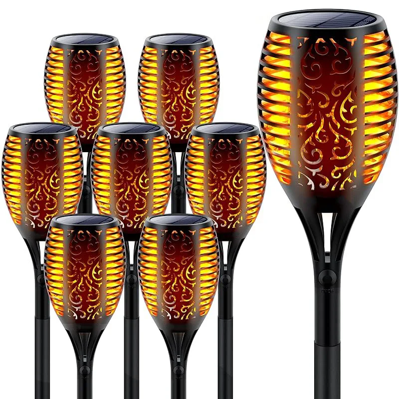 1/2/4/8PCS Outdoor Solar Torch Lights with Flashing Flames Suitable for Landscape Lighting on Lawns Courtyards Sidewalks
1/2/4/8PCS Outdoor Solar Torch Lights with Flashing Flames Suitable for Landscape Lighting on Lawns Courtyards Sidewalks