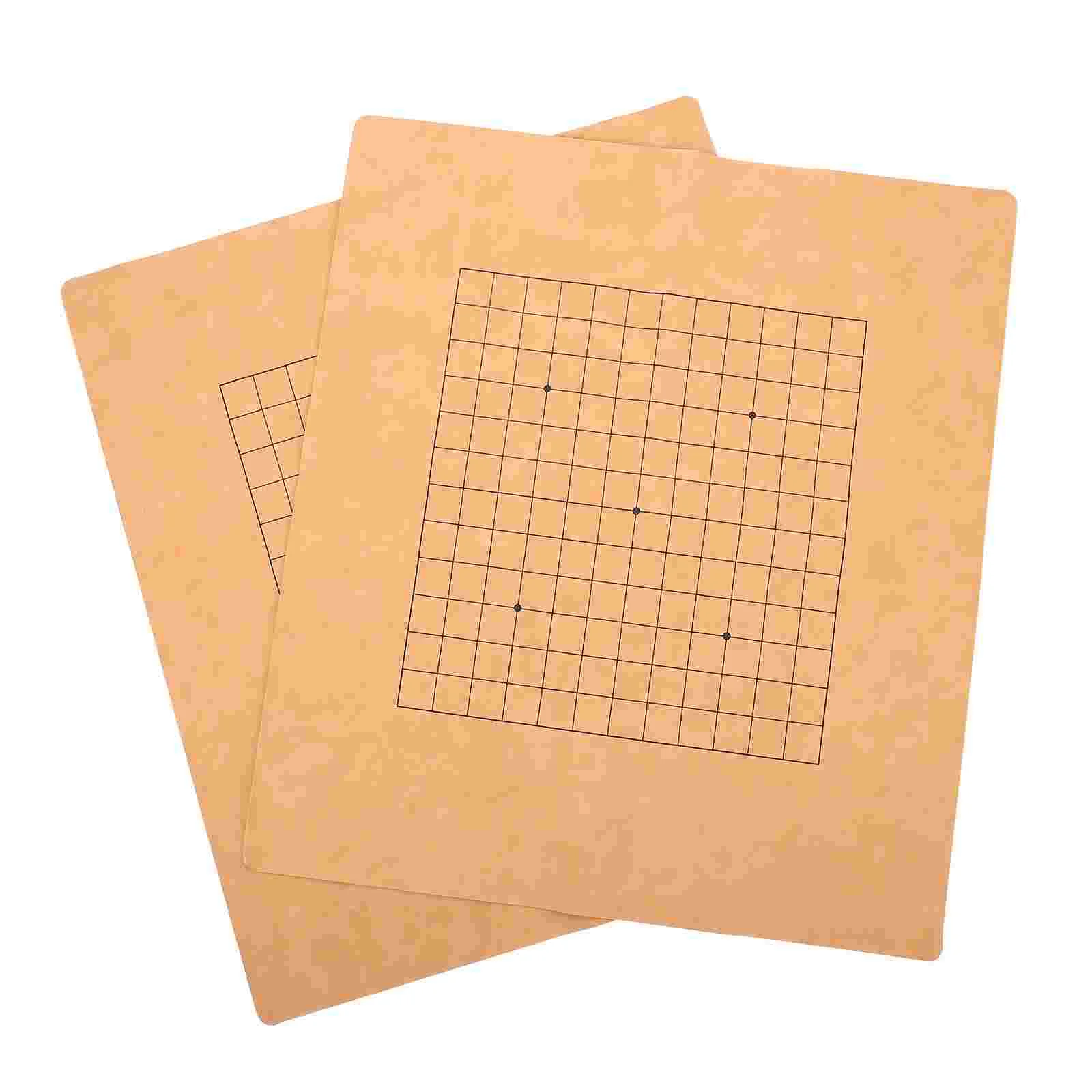 2 Pcs Checkerboard Gobang Chess Accessory Creative Game Supplies Foldable Whiteboard Chessboard
2 Pcs Checkerboard Gobang Chess Accessory Creative Game Supplies Foldable Whiteboard Chessboard