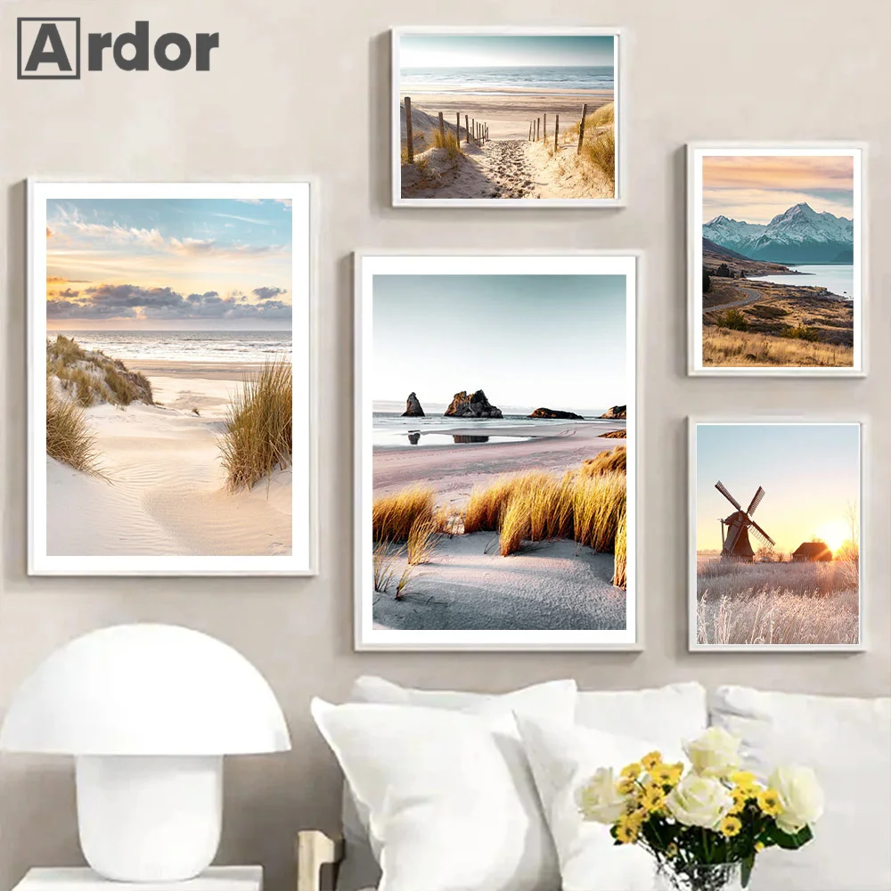 Nordic Art Canvas Painting Natural Scenery Poster Reed Grass Tree Bridge Boat Sofa Print Wall Pictures Living Room Home Decor
Nordic Art Canvas Painting Natural Scenery Poster Reed Grass Tree Bridge Boat Sofa Print Wall Pictures Living Room Home Decor