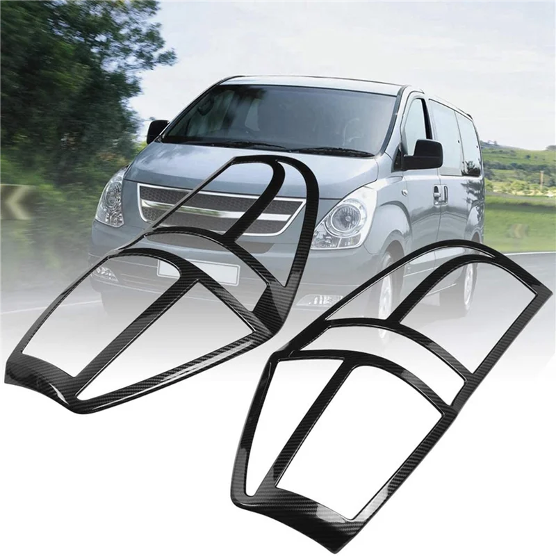 4X Car Carbon Fiber ABS Taillight Rear Lamp Cover Trim Fits For HYUNDAI GRAND STAREX H1 2019
4X Car Carbon Fiber ABS Taillight Rear Lamp Cover Trim Fits For HYUNDAI GRAND STAREX H1 2019