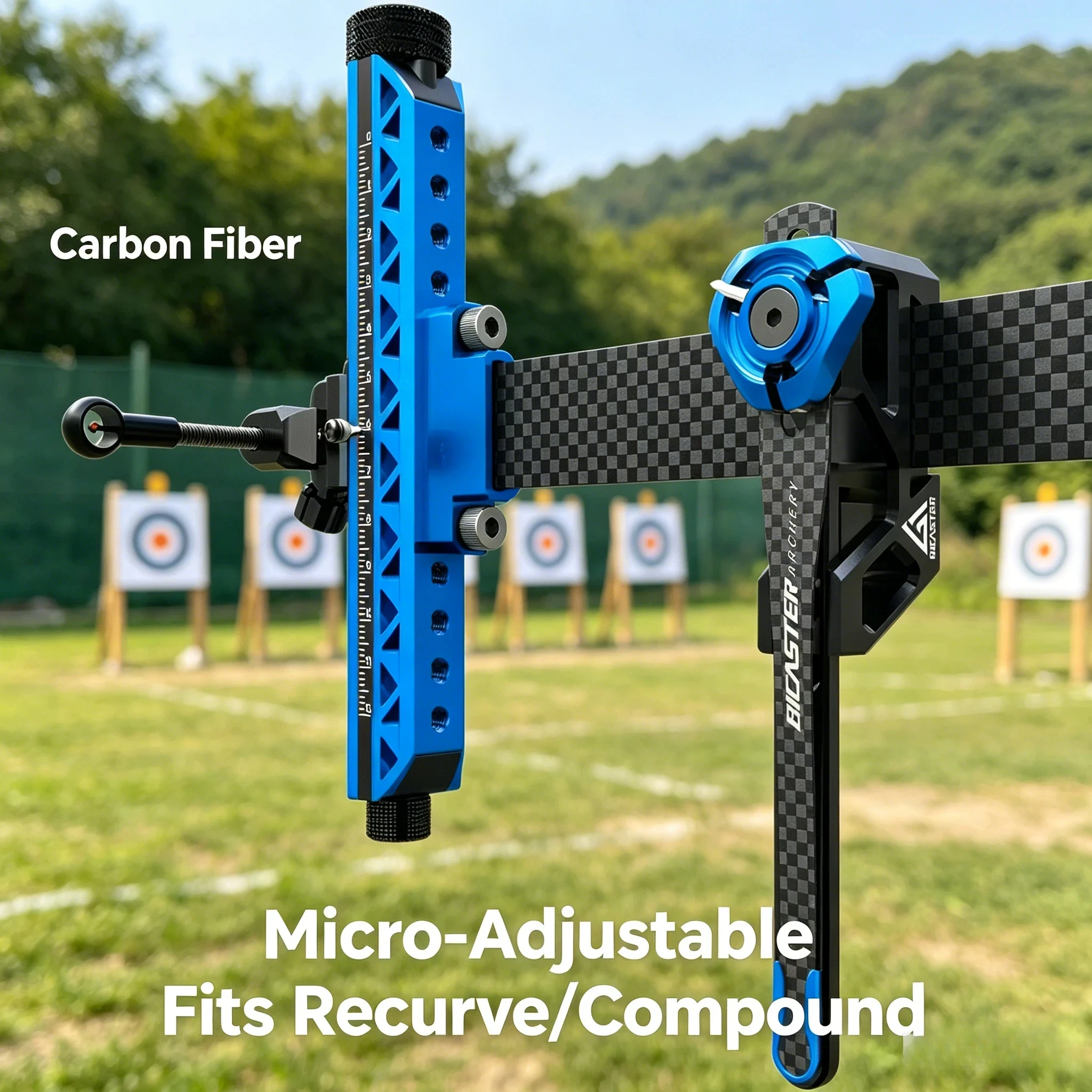 BICASTER NEO Carbon Fiber Bow Sight Adjustable Clicker for Recurve Compound Bow Professional Archery Target Shooting Accessory
BICASTER NEO Carbon Fiber Bow Sight Adjustable Clicker for Recurve Compound Bow Professional Archery Target Shooting Accessory