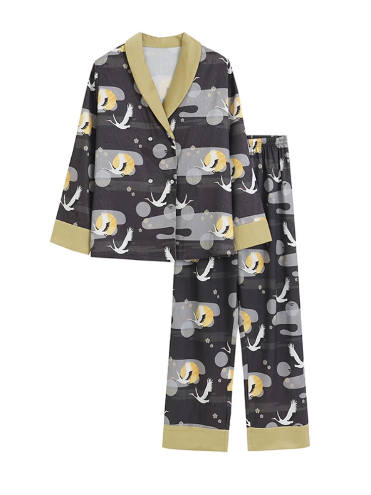 Women's Pajamas Free Size Clothes Ladies Flannel Cotton Home Wear Suit Autumn Winter Sleepwear Plaid Print Sleep Clothes
Women's Pajamas Free Size Clothes Ladies Flannel Cotton Home Wear Suit Autumn Winter Sleepwear Plaid Print Sleep Clothes