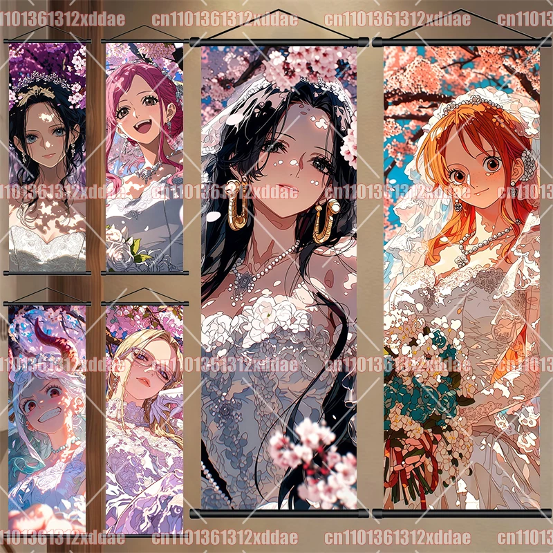 One Piece Luffy Nami Hancock Yamato Scroll Painting Living Room Study Decoration Anime Poster Children's Holiday Birthday Gift
One Piece Luffy Nami Hancock Yamato Scroll Painting Living Room Study Decoration Anime Poster Children's Holiday Birthday Gift
