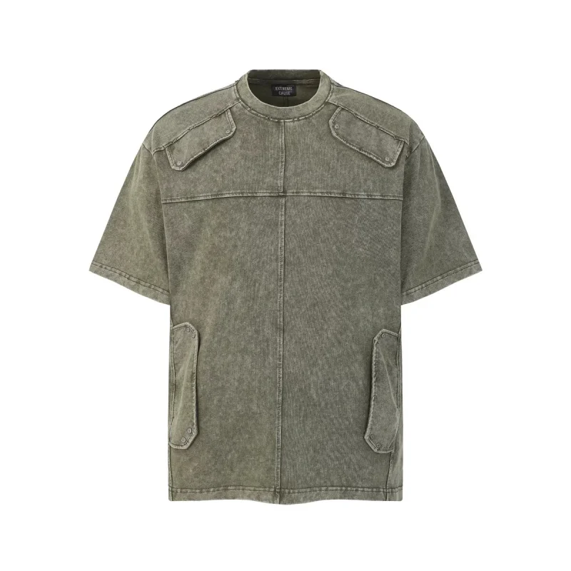 European And American Style Street Fashion Broken Washing Distressed Pure Cotton High Quality All-Match Short Sleeve T-shirts
European And American Style Street Fashion Broken Washing Distressed Pure Cotton High Quality All-Match Short Sleeve T-shirts