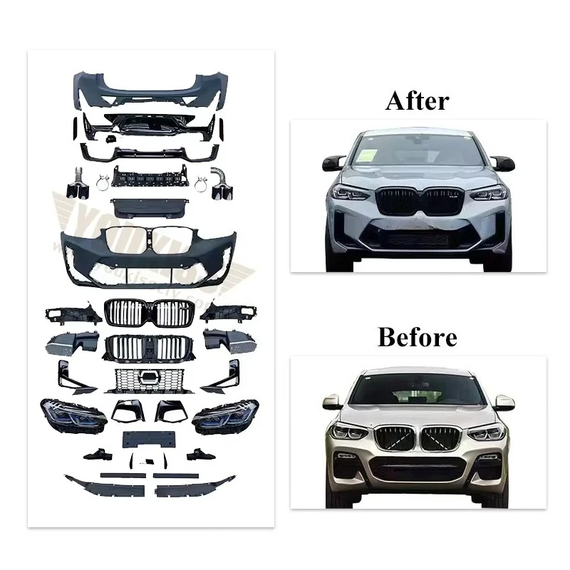 STLF X4M LCI Upgrade Body Kit for BMWs X4 18-21 G02 Facelift to 2024 X4M Body Parts
STLF X4M LCI Upgrade Body Kit for BMWs X4 18-21 G02 Facelift to 2024 X4M Body Parts