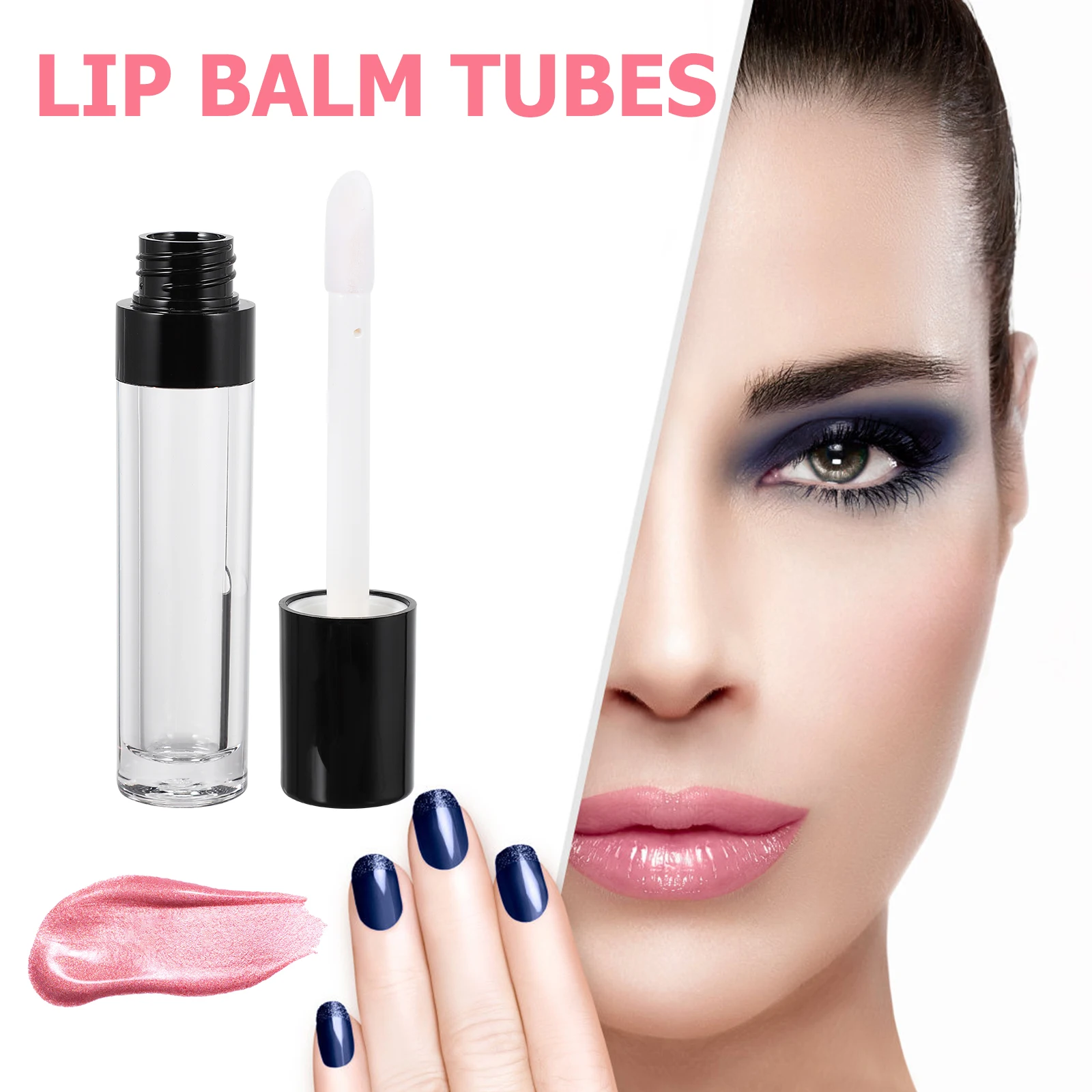 10pcs 8Ml Refillable Lip Gloss Bottles Vials Black Plastic Reusable Perfume Containers For Lip Oil Blush Tubes Travel 
10pcs 8Ml Refillable Lip Gloss Bottles Vials Black Plastic Reusable Perfume Containers For Lip Oil Blush Tubes Travel