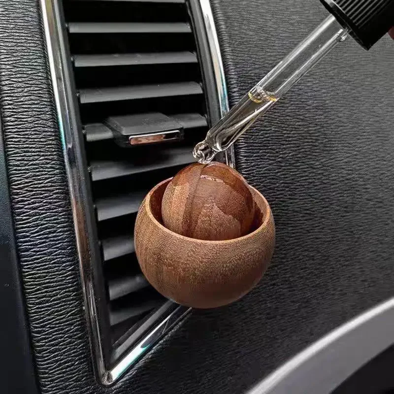 Car Essential Oil Diffuser Spherical Wooden Car Essential Oil Diffuser Car Aromatherapy Clip Car Air Freshener Auto Decoration
Car Essential Oil Diffuser Spherical Wooden Car Essential Oil Diffuser Car Aromatherapy Clip Car Air Freshener Auto Decoration