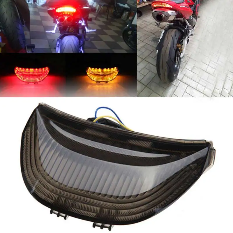 For 2004-2007 05 Honda CBR1000RR Fireblade / 2003-2006 CBR600RR F5 Motorcycle LED Tail Brake Light Turn Signal Lights Bike Smoke
For 2004-2007 05 Honda CBR1000RR Fireblade / 2003-2006 CBR600RR F5 Motorcycle LED Tail Brake Light Turn Signal Lights Bike Smoke