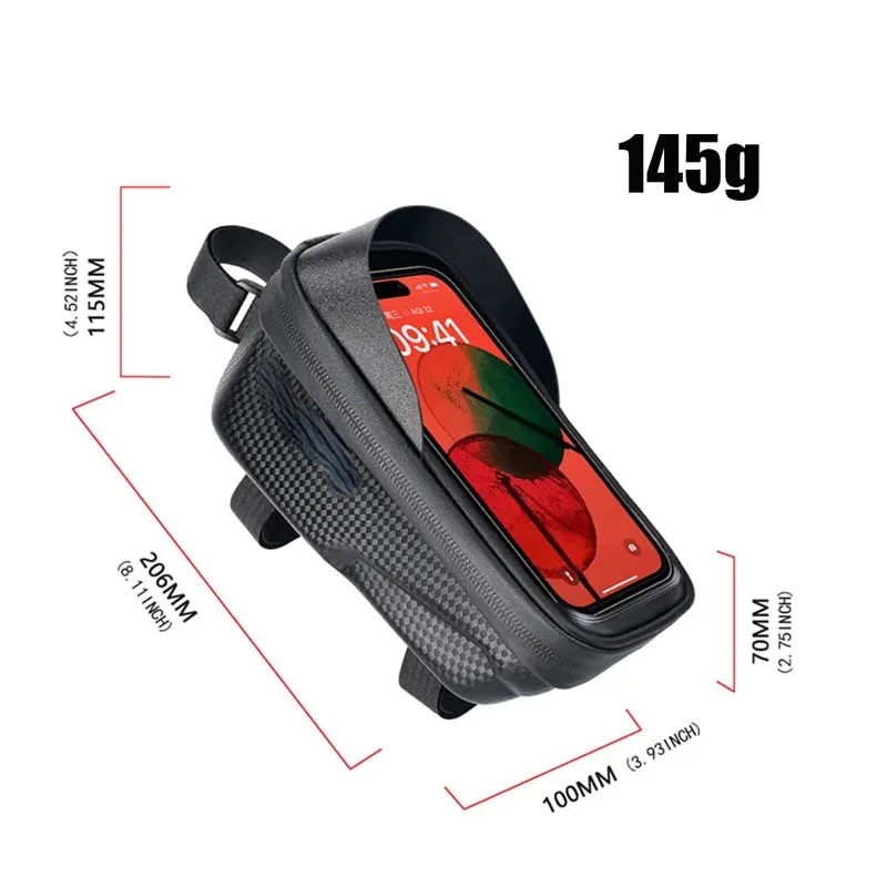 Bag - Hard Shell EVA Front Bar Bag for Road Bikes, Mobile Phone Handlebar Bag - Cycling Equipment
Bag - Hard Shell EVA Front Bar Bag for Road Bikes, Mobile Phone Handlebar Bag - Cycling Equipment
