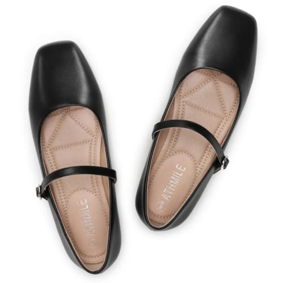 ATHMILE Mary Jane Shoes Women Ballet Flats Shoes for Women Slip on Comfortable Dressy Adjustable Strap for Work Office Business
ATHMILE Mary Jane Shoes Women Ballet Flats Shoes for Women Slip on Comfortable Dressy Adjustable Strap for Work Office Business