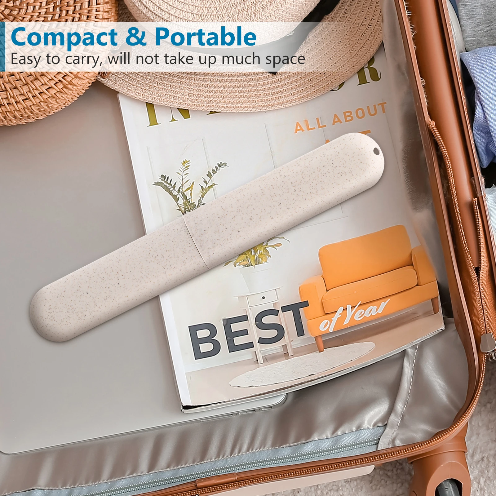 4 Pcs Toothbrush Boxes Portable Travel Case Holder 20x3x2cm Plastic Lightweight Storage Solution Dental Oral Clean
4 Pcs Toothbrush Boxes Portable Travel Case Holder 20x3x2cm Plastic Lightweight Storage Solution Dental Oral Clean