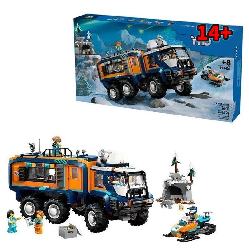 Disney New Arrival 60471 Arctic Explorer Truck Building Set 1064pcs With Minifigures Wolves Children Party Favors Small Gifts
Disney New Arrival 60471 Arctic Explorer Truck Building Set 1064pcs With Minifigures Wolves Children Party Favors Small Gifts