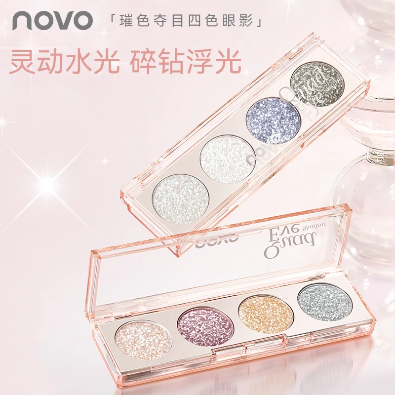 4 Colors Shimmer Eyeshadow Palette Glitter High Pigment Waterproof Long Lasting Silky Smooth Powder Daily Makeup Cosmetics
4 Colors Shimmer Eyeshadow Palette Glitter High Pigment Waterproof Long Lasting Silky Smooth Powder Daily Makeup Cosmetics