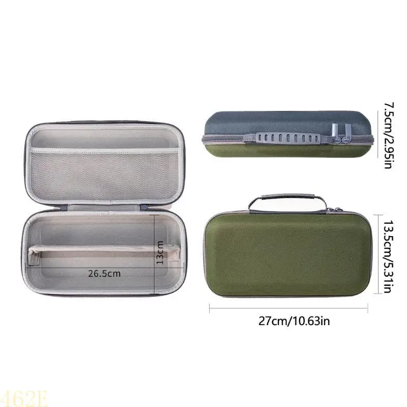 462E Portable Microphone Carrying Case EVA Shell with Soft Shockproof Lining Adjustable Divider For Travel Performances
462E Portable Microphone Carrying Case EVA Shell with Soft Shockproof Lining Adjustable Divider For Travel Performances