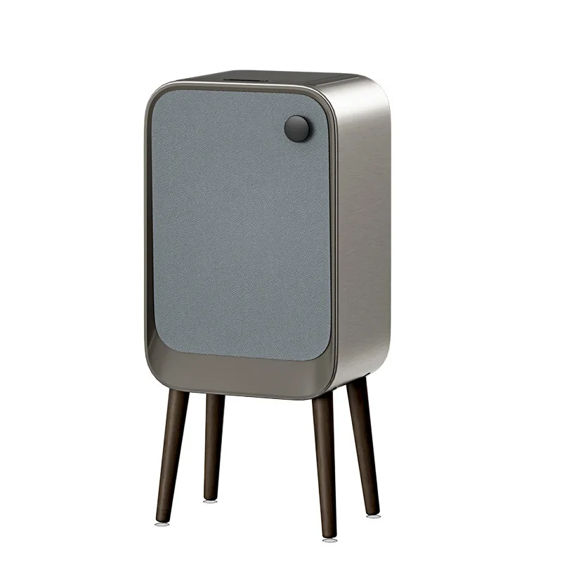 Intelligent induction trash can household new cream living room light luxury high foot large capacity
Intelligent induction trash can household new cream living room light luxury high foot large capacity