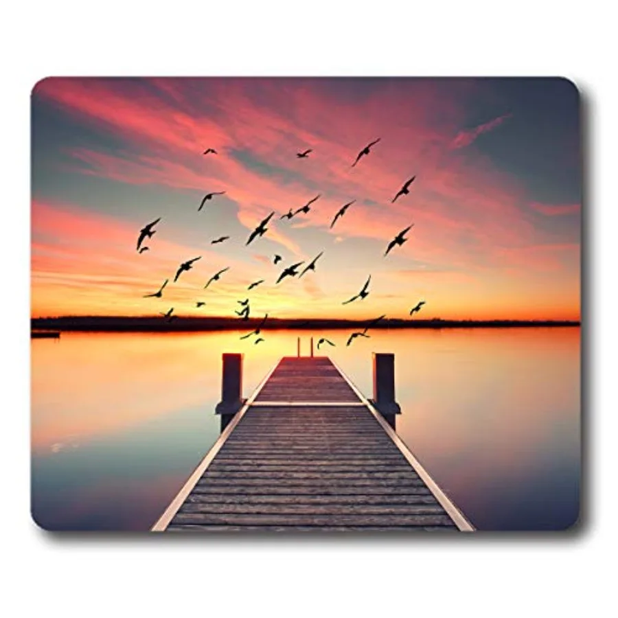 Mouse Pad A Wooden Pier on The Pond at Sunset Mouse Mat Non-Slip Rubber Mousepad
Mouse Pad A Wooden Pier on The Pond at Sunset Mouse Mat Non-Slip Rubber Mousepad