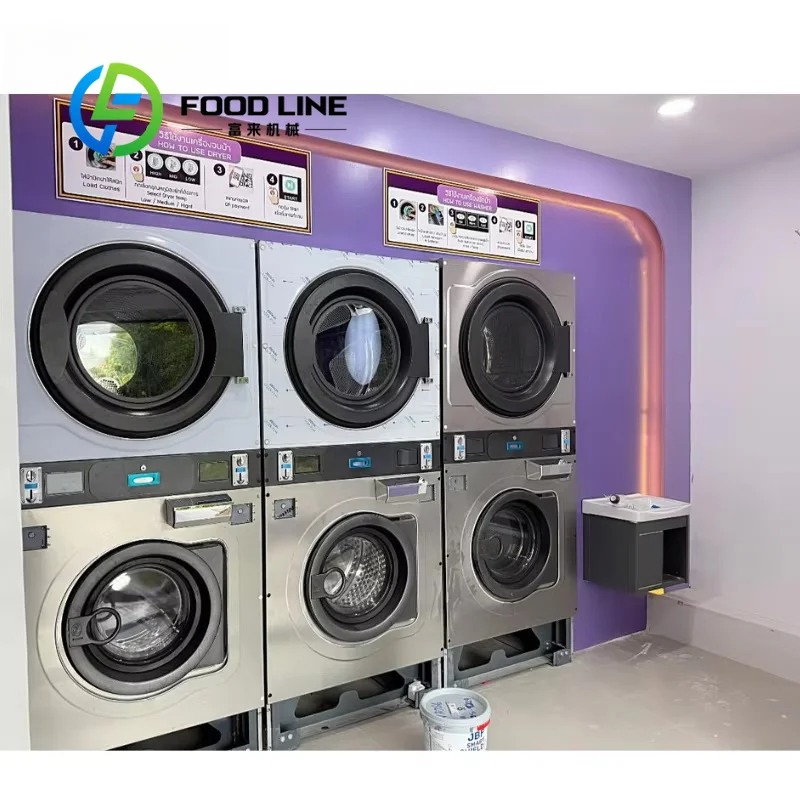 Laundromat Washing Machines Commercial Coin/Token Vending Laundry Washing Machine Stackable Washer And Dryer For Hotel Customize
Laundromat Washing Machines Commercial Coin/Token Vending Laundry Washing Machine Stackable Washer And Dryer For Hotel Customize