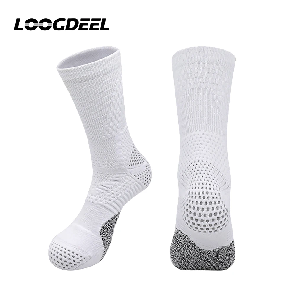 LOOGDEEL Cotton Men's Basketball Socks Non-slip Sweat-absorbing Breathable Sports Socks Professional American Style Crew
LOOGDEEL Cotton Men's Basketball Socks Non-slip Sweat-absorbing Breathable Sports Socks Professional American Style Crew