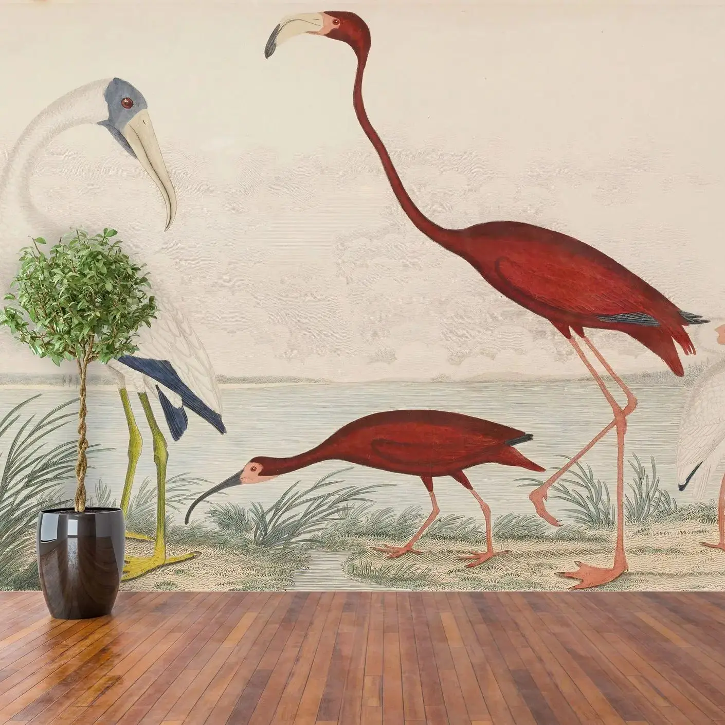 Обои Ibis Birds Peel and Stick, винтажный пейзажный дизайн, съемные или традиционные обои с животными для классического декора
Обои Ibis Birds Peel and Stick, винтажный пейзажный дизайн, съемные или традиционные обои с животными для классического декора