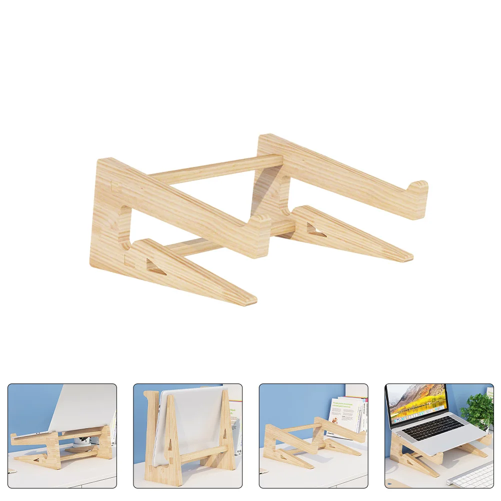Wooden Laptop Stand 1 Piece Ergonomic Notebook Riser Sturdy Smooth Home Office Study Meeting Room Coffee Shop Adjustable
Wooden Laptop Stand 1 Piece Ergonomic Notebook Riser Sturdy Smooth Home Office Study Meeting Room Coffee Shop Adjustable