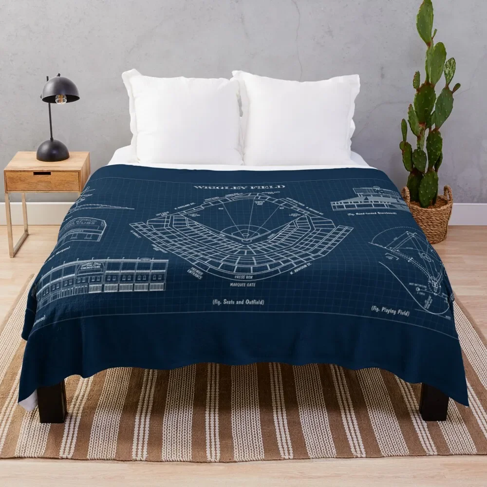 Wrigley Field (Navy Blueprint) Throw Blanket Personalized Gift Decorative Sofas Blankets
Wrigley Field (Navy Blueprint) Throw Blanket Personalized Gift Decorative Sofas Blankets