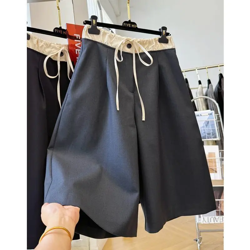 Large size street design cropped pants women's autumn thin drawstring wide-leg casual suit pants wide leg pants women
Large size street design cropped pants women's autumn thin drawstring wide-leg casual suit pants wide leg pants women