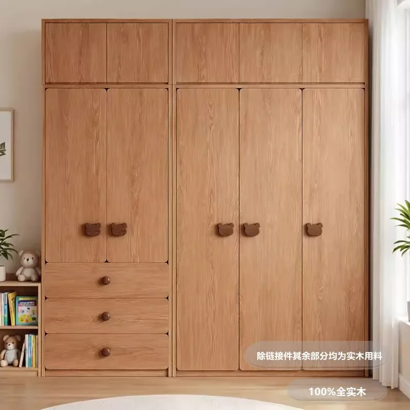 b18 all solid wood wardrobe oak storage cabinet combination household bedroom multi-functional wardrobe
b18 all solid wood wardrobe oak storage cabinet combination household bedroom multi-functional wardrobe