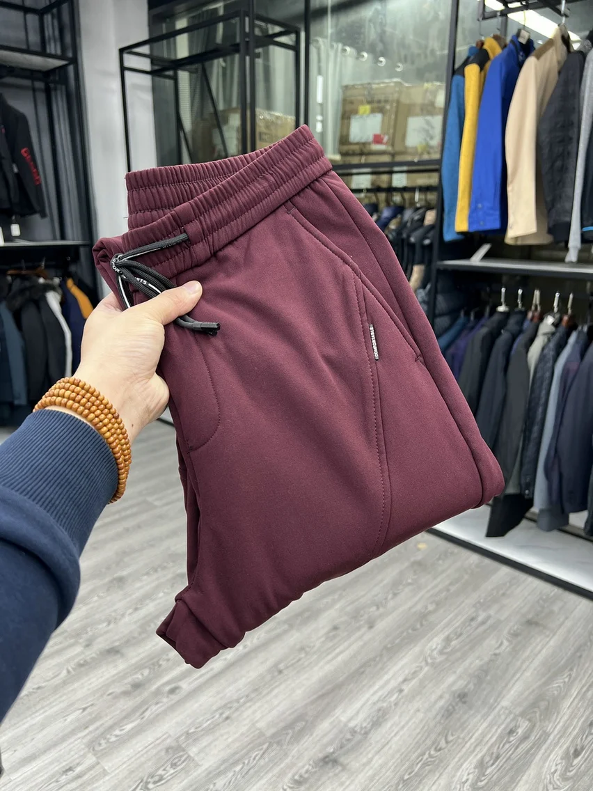 Мужские зимние брюки с утепленной флисовой подкладкой, на шнурке, повседневные, теплые, прямого кроя, с низкой посадкой, из нейлона и спандекса
Мужские зимние брюки с утепленной флисовой подкладкой, на шнурке, повседневные, теплые, прямого кроя, с низкой посадкой, из нейлона и спандекса