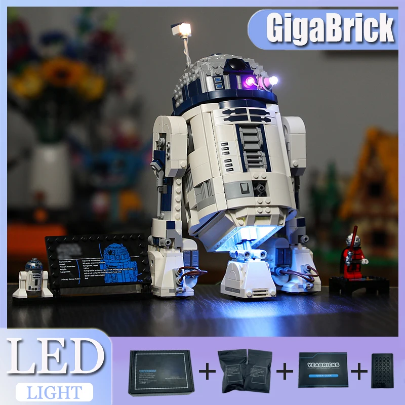 Комплект светодиодных фонарей «сделай сам» для LEGO 75379, сборный R2-D2 (только светодиодный светильник, без модели блоков)
Комплект светодиодных фонарей «сделай сам» для LEGO 75379, сборный R2-D2 (только светодиодный светильник, без модели блоков)