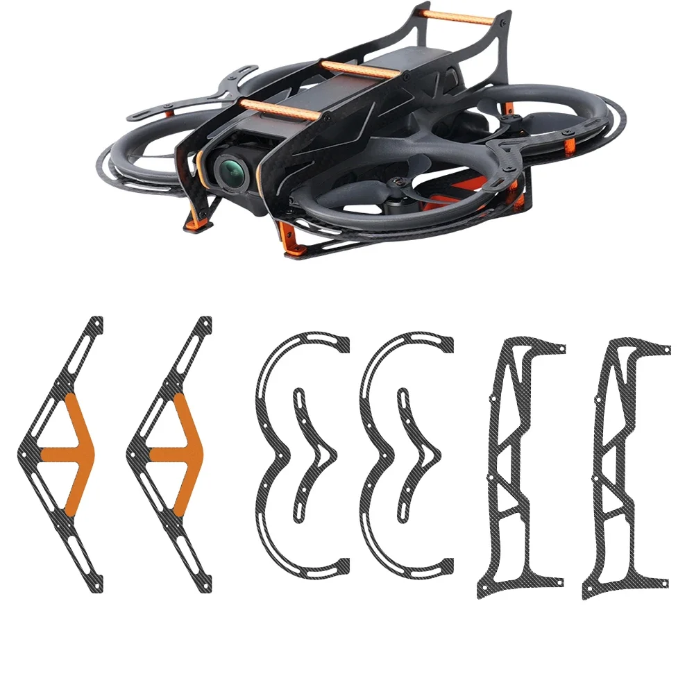 Carbon fiber armor for the body of DJI Avata 2, anti-collision ring and tail wing, anti-drop protective accessories for Avata 2.
Carbon fiber armor for the body of DJI Avata 2, anti-collision ring and tail wing, anti-drop protective accessories for Avata 2.