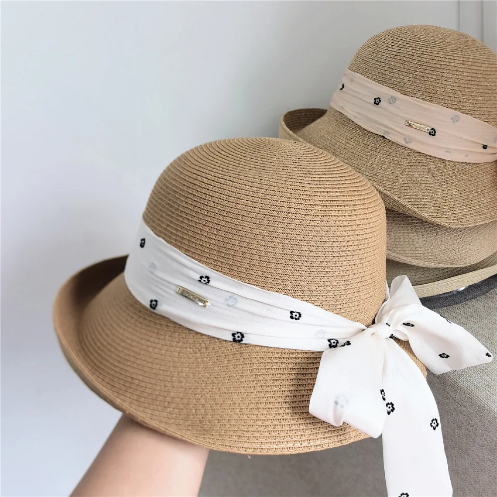 French Floral Bow Bucket Hat for Women Spring Summer Beach Vacation Travel Wide Brim Sun Hat Fashionable Headwear
French Floral Bow Bucket Hat for Women Spring Summer Beach Vacation Travel Wide Brim Sun Hat Fashionable Headwear