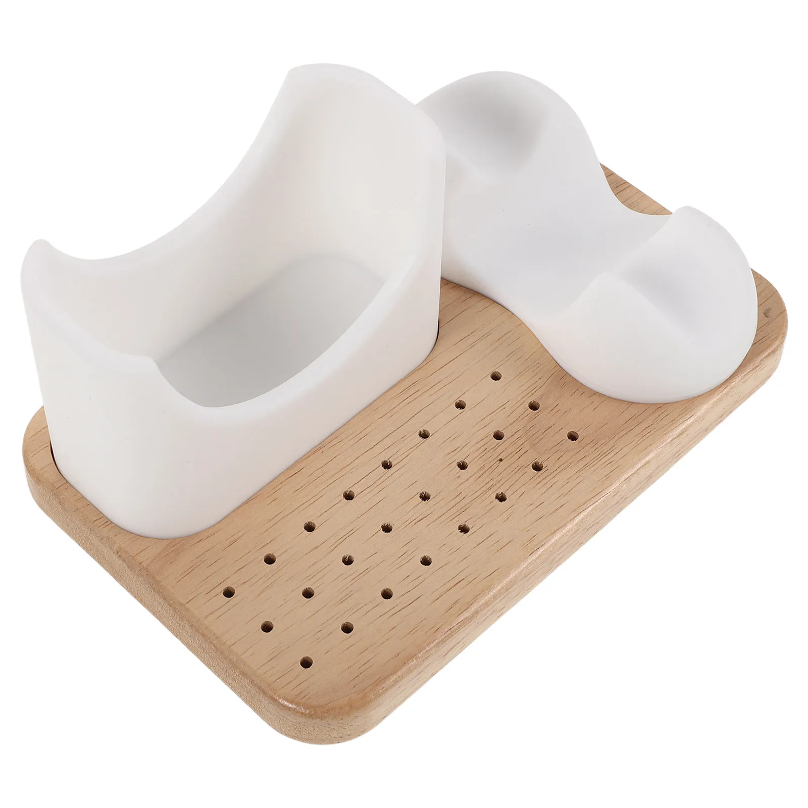 24-Hole Silicone Nail Drill Holder with Wooden Base Nail Drill Bit Storage Stand Universal Manicure Tool Organizer Desktop Salon
24-Hole Silicone Nail Drill Holder with Wooden Base Nail Drill Bit Storage Stand Universal Manicure Tool Organizer Desktop Salon