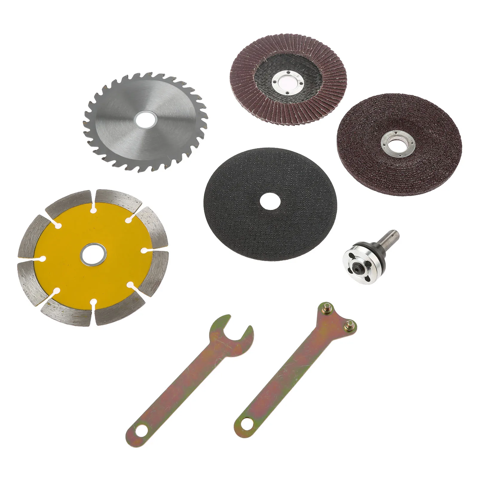 8PCS Electric Drill Kit For Cutting Grinding Metal Wood Plastic Stone With Marble Pieces Grinding Wheel Alloy Saw Blade Impeller
8PCS Electric Drill Kit For Cutting Grinding Metal Wood Plastic Stone With Marble Pieces Grinding Wheel Alloy Saw Blade Impeller