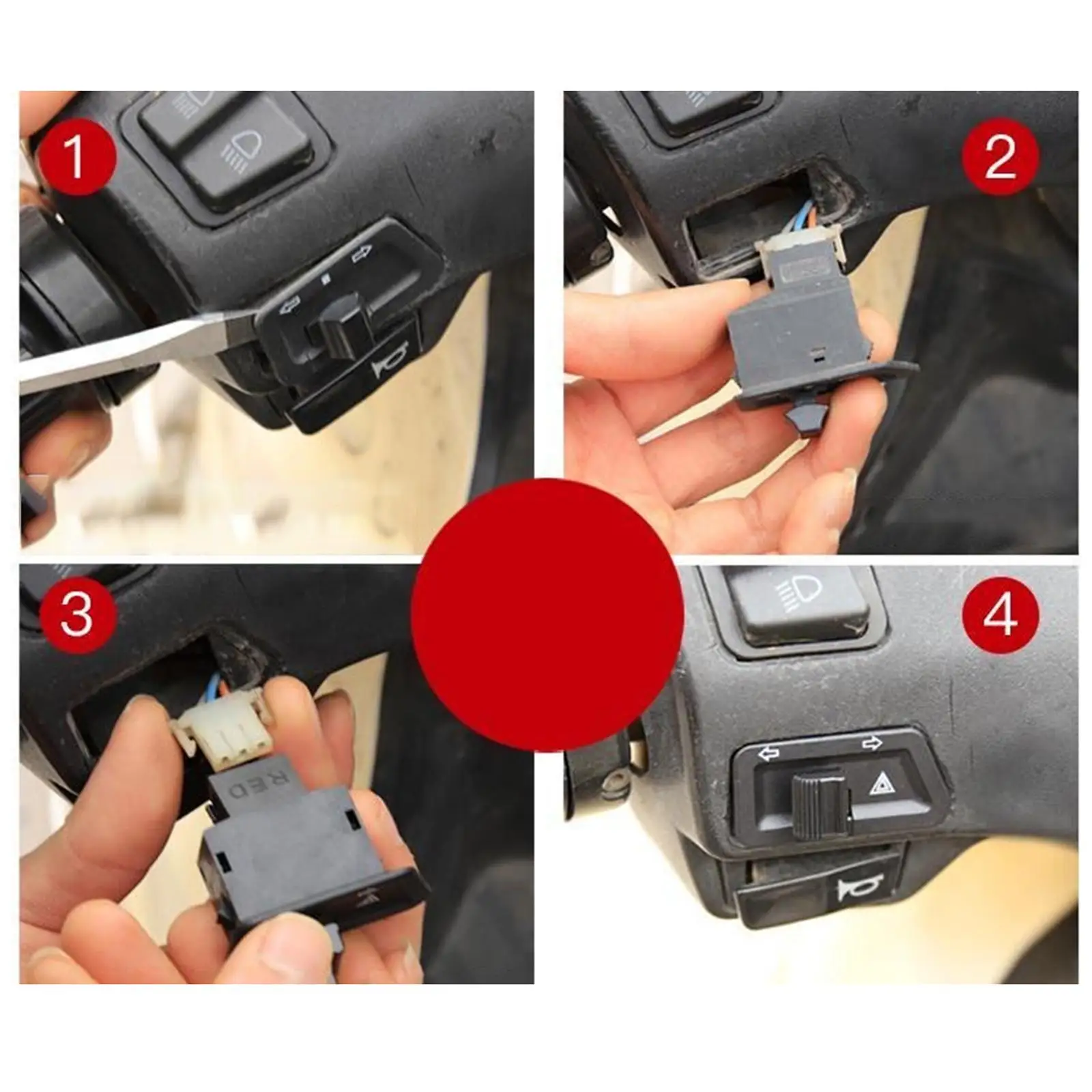 Turn Switch Button Double Flash Light Button 3 Pin for Gy6 50cc 125cc Scooter Spare Parts Replace Accessories
Turn Switch Button Double Flash Light Button 3 Pin for Gy6 50cc 125cc Scooter Spare Parts Replace Accessories