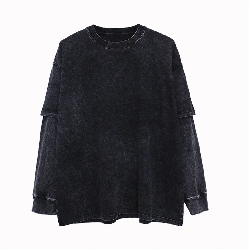 Men's Fashion Oversized Hip Hop Shirts High Street Washed Vintage Long Sleeve Tees Retro Y2K Tops Fake Two Piece
Men's Fashion Oversized Hip Hop Shirts High Street Washed Vintage Long Sleeve Tees Retro Y2K Tops Fake Two Piece