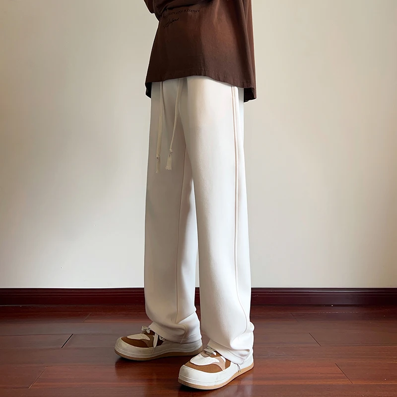 M-5XL Plus Size Men Basic Sweatpants Casual Streetwear Plain Color Drawstring Elastic Waist Men's Jogging Straight Pants for Men
M-5XL Plus Size Men Basic Sweatpants Casual Streetwear Plain Color Drawstring Elastic Waist Men's Jogging Straight Pants for Men