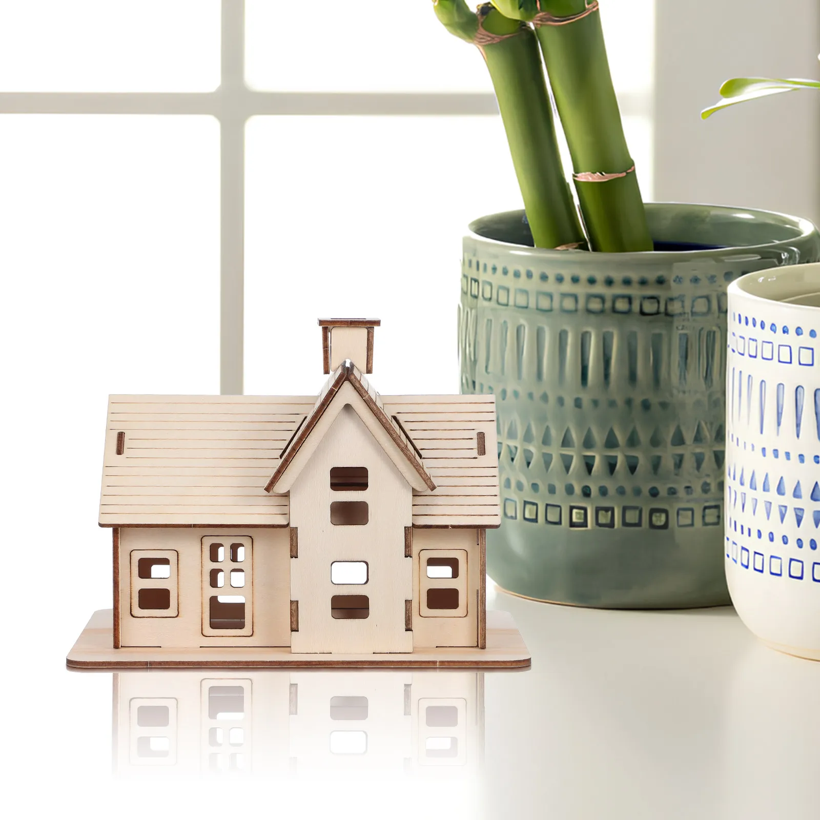 1Set 3D Wooden House Puzzle DIY Assembly Wood Puzzle 6.68x5.89x5.11 Fun Home Office Bedroom Decoration for Adults
1Set 3D Wooden House Puzzle DIY Assembly Wood Puzzle 6.68x5.89x5.11 Fun Home Office Bedroom Decoration for Adults